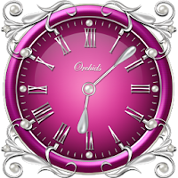 Orchids Clock Widget