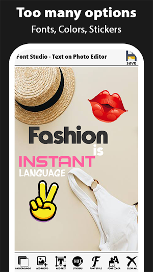 Font Studio add text to photo Screenshot 2