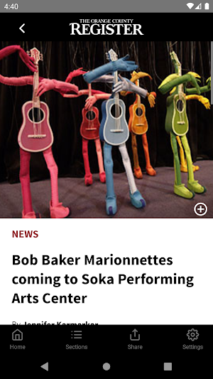 Orange County Register Screenshot 1