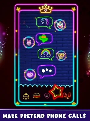 Baby Glow Phone Games for Kids Screenshot 1