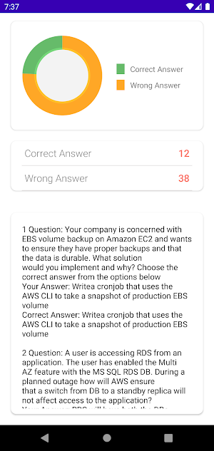 AWS DOP-C02 Practice Questions Screenshot 2