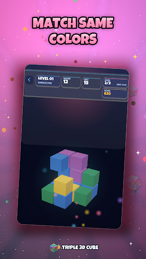 Triple 3D Cube Screenshot 2