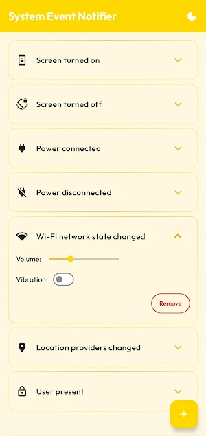 System Event Notifier Screenshot 2
