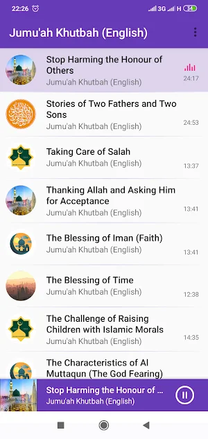Jumu'ah Khutbah part-4 Screenshot 1