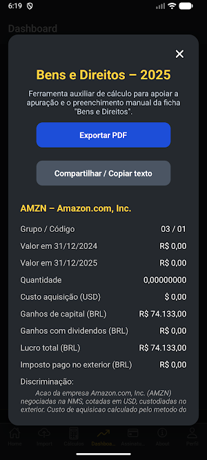 IRGlobal BR Ativos no Exterior Screenshot 1