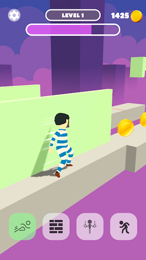 Jail Break Race: Transform Running Game Screenshot 1