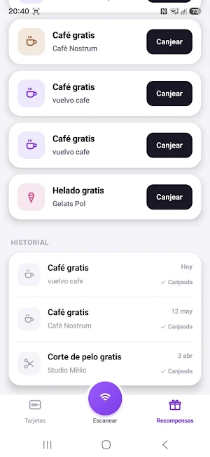 Vuelvo app Screenshot 3