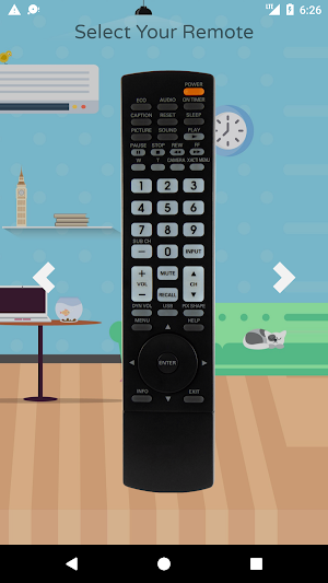 Remote Control For Sanyo TV Screenshot 0