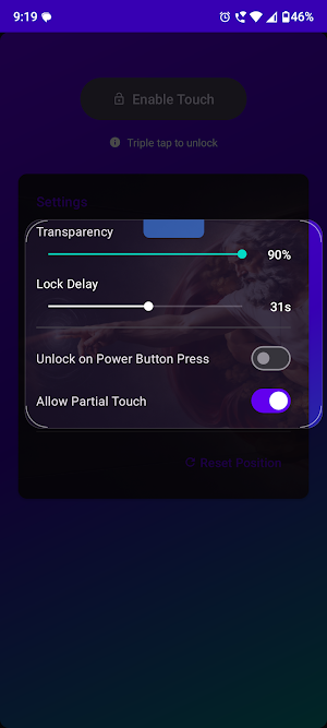 SafeTouch Screenshot 1