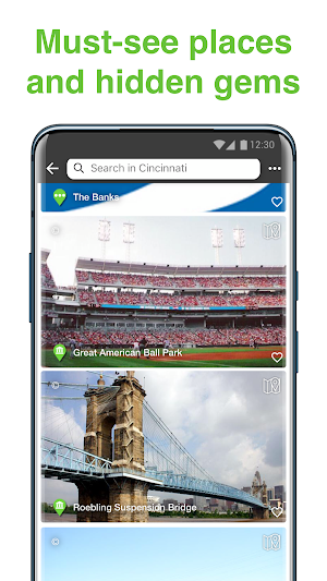 Cincinnati SmartGuide - Audio Guide & Offline Maps Screenshot 2