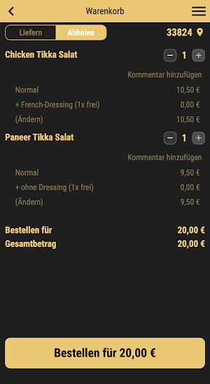 Royal Indisches Restaurant Screenshot 1