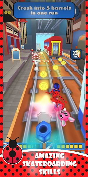 Lady Run Subway Bug 3D Screenshot 2