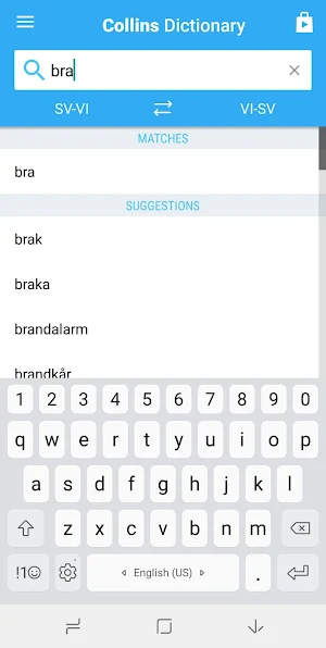 Vietnamese-Swedish Dictionary Screenshot 0