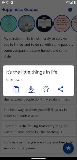 Happiness Quotes Screenshot 0