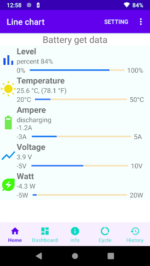 Battery inform for Android 14 Screenshot 1
