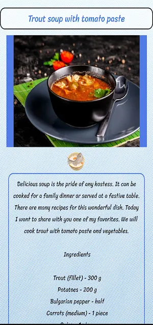 Hearty Fish Soup Screenshot 2