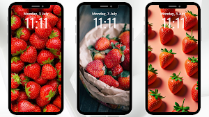 Strawberry Aesthetic Wallpaper Screenshot 1