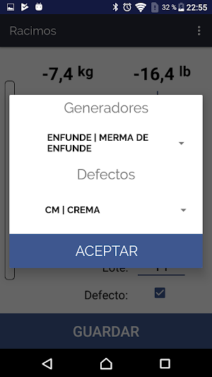 AllWeights Racimos 4.0 Screenshot 1