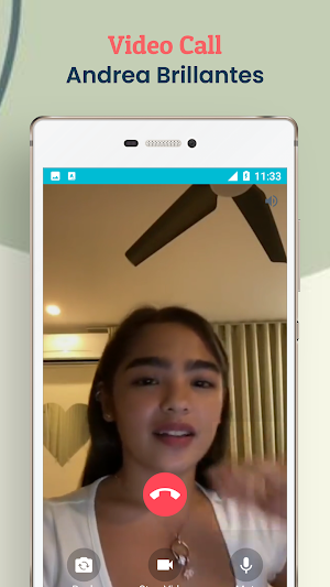 Andrea Brillantes Fake Call Screenshot 3