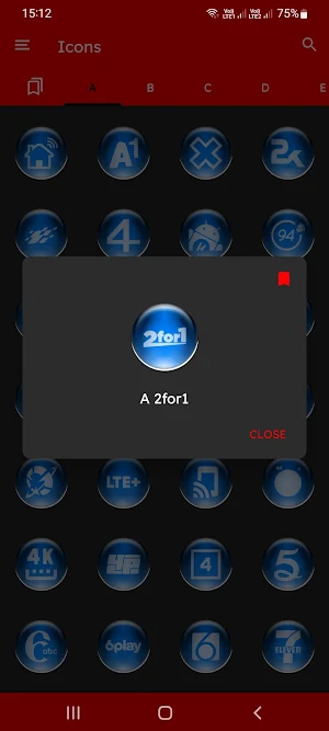 Blue Pixl Glass Icon Pack Screenshot 3