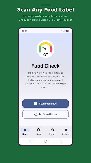 Food Check - Glycemic Index AI Screenshot 0