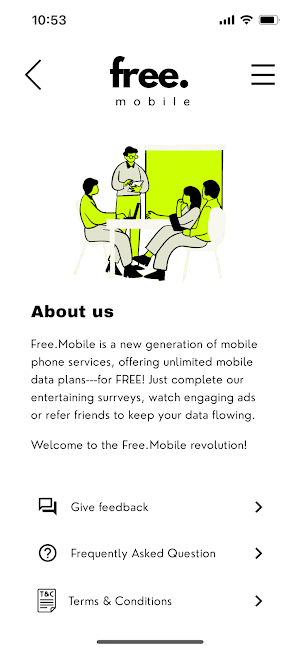 Free.Mobile Screenshot 1