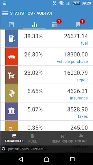 Carendar - Car management Screenshot 3