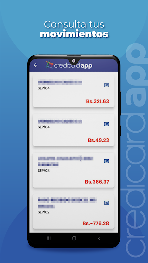 Credicard App Screenshot 3