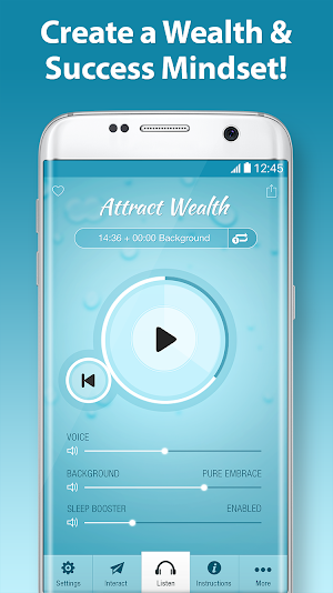 Attract Wealth Hypnosis - Success Vision Board Screenshot 0
