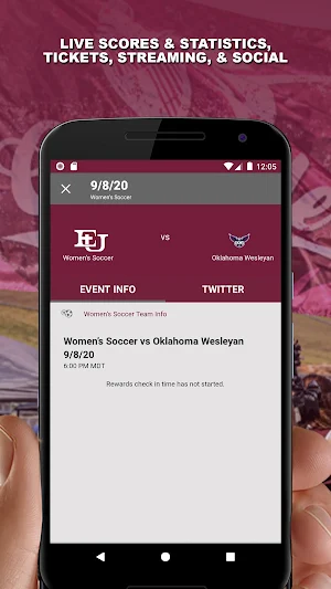 Evangel University Gameday Screenshot 2