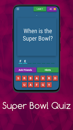 Super Bowl Quiz Screenshot 0