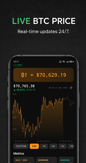 BitStats: Bitcoin Price & More Screenshot 1