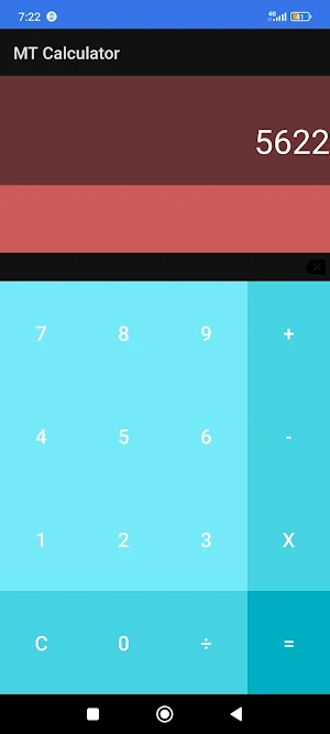 M calculator Screenshot 1