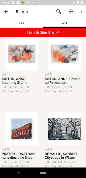 Jones Auctions Screenshot 2