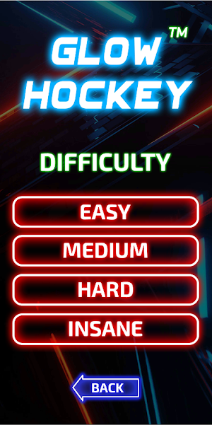 Glow Hockey Neon Challenge Screenshot 3