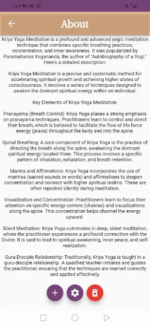 kriyas yoga meditation Screenshot 3