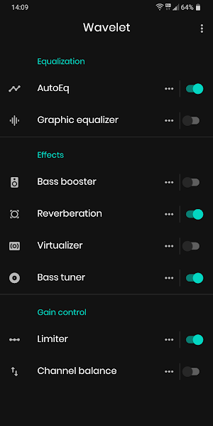 Wavelet: Headphone specific equalization Screenshot 0