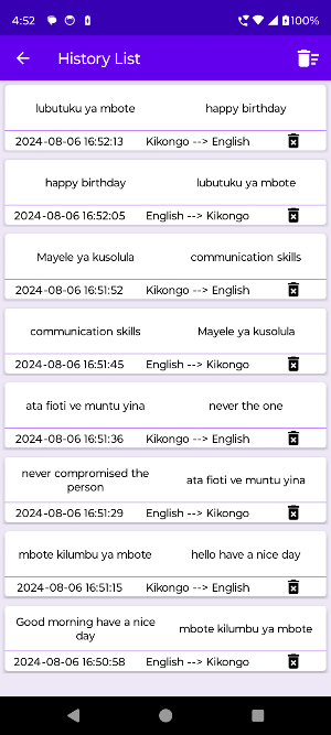 English To Kikongo Translator Screenshot 2