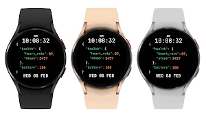 AZ261 Json Code Watch Face Screenshot 2