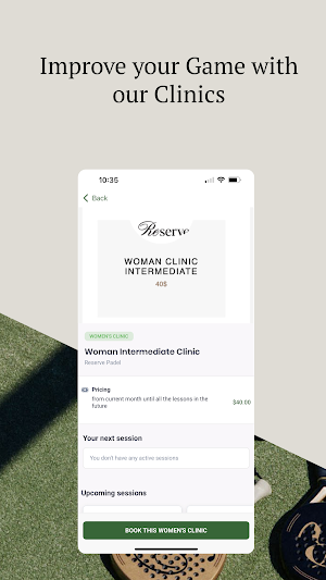 Reserve Padel Screenshot 2