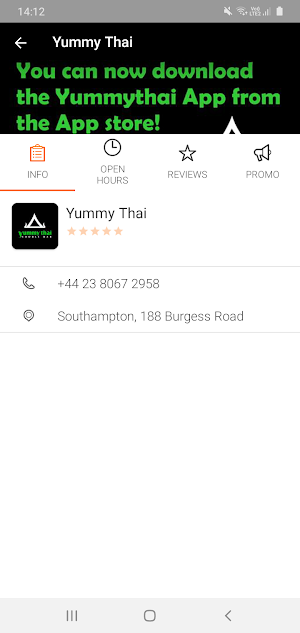 Yummy Thai Screenshot 2