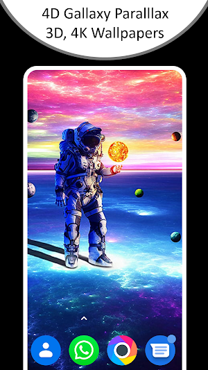 Gallaxy 4D Parallax wallpaper Screenshot 2
