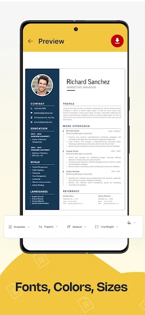 Resume Expert: CV Maker PDF Screenshot 1