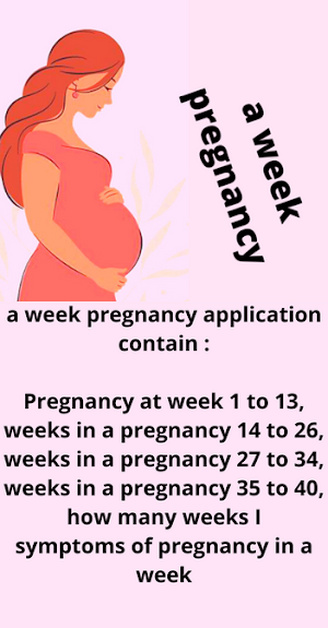 a week pregnancy Screenshot 3