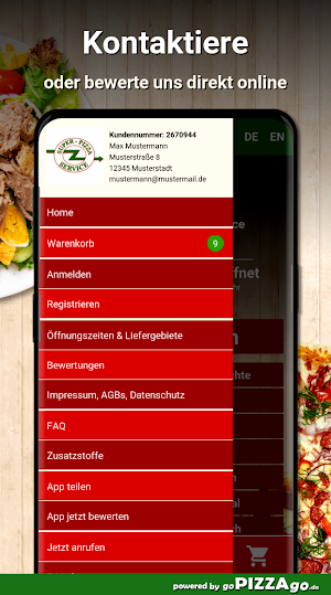 Super Pizza & China Service Sc Screenshot 2