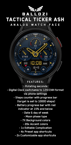BALLOZI Tactical Ticker Ash Screenshot 1