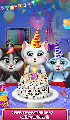 Kitty Birthday Party Games Screenshot 3