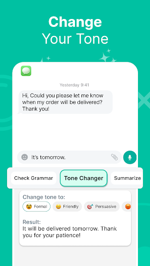 AI Keyboard Writing Assistant Screenshot 2