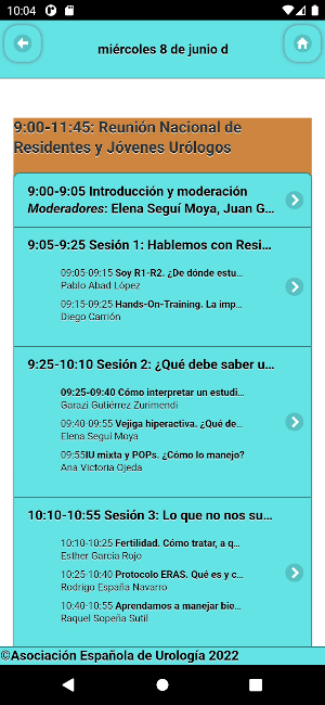 Congreso AEU 2022 Screenshot 2