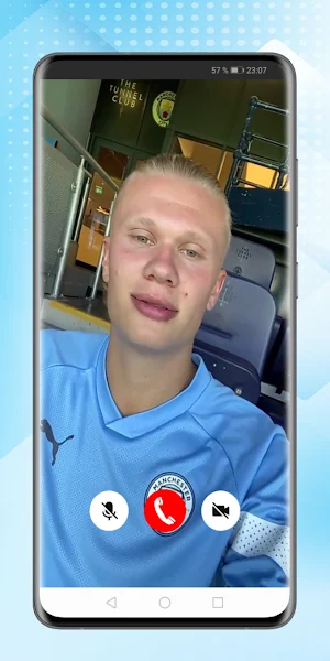 Erling Haaland Video Call Screenshot 0